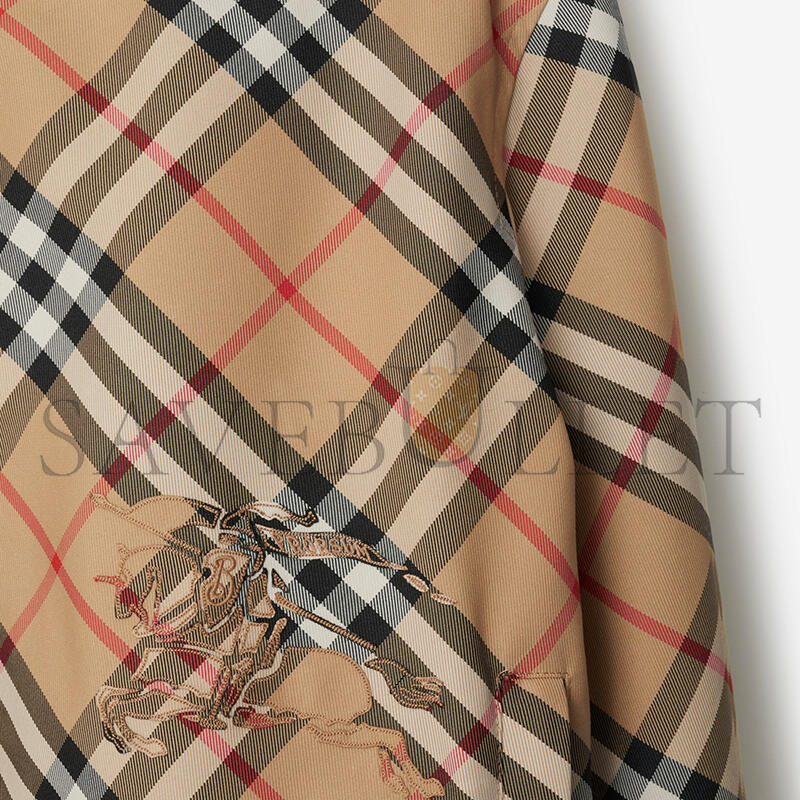 BURBERRY WENDBARE CROPPED-JACKE IN CHECK 80872291